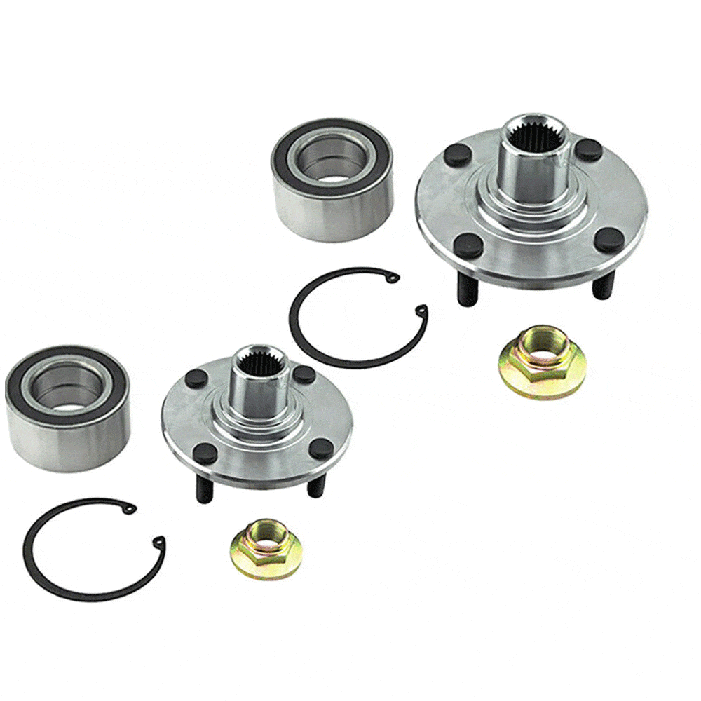TIMKEN TKHA590263 Front Wheel Bearing Hub Assembly 00-11 Ford Focus 4 Stud (2 PACK)