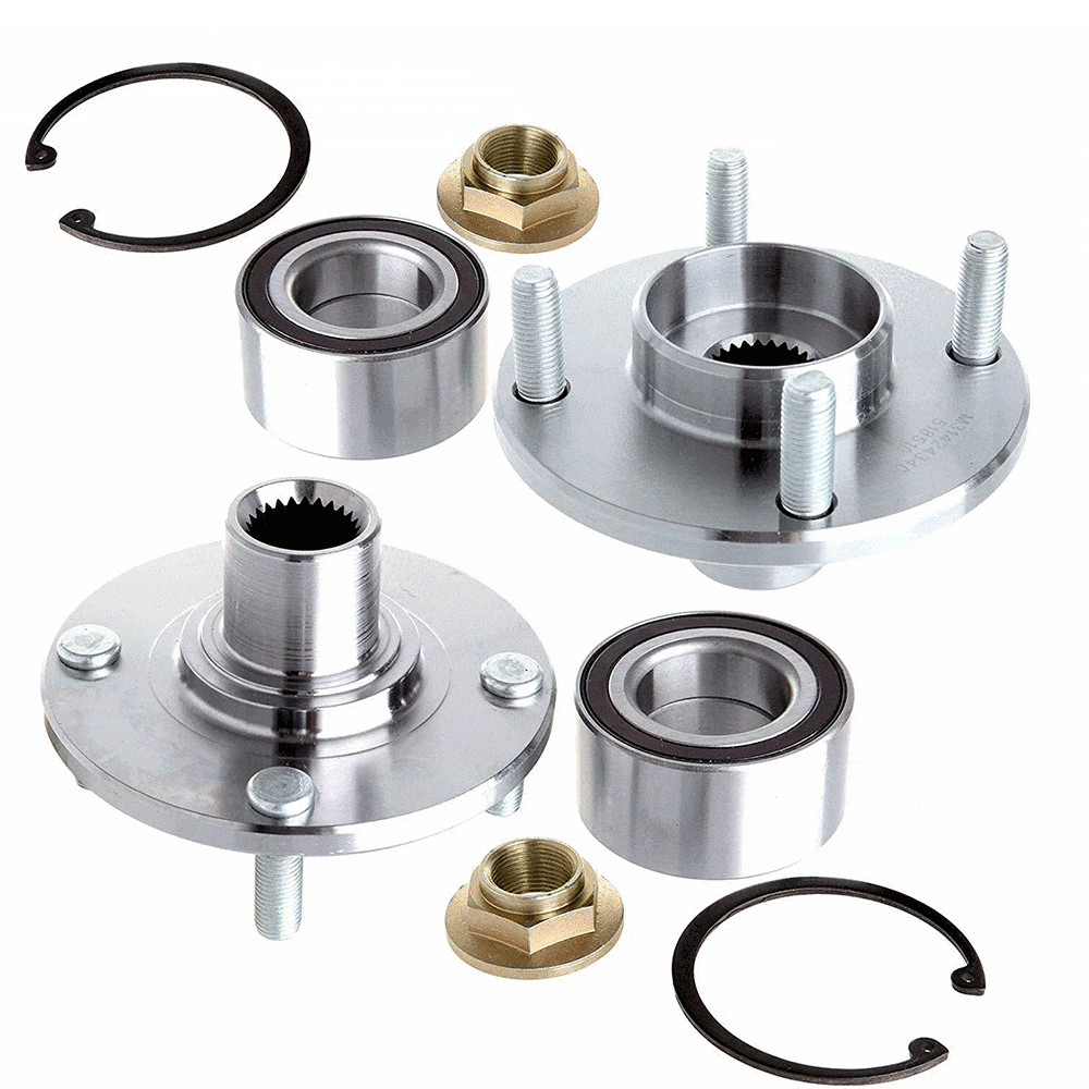 TIMKEN TKHA590263 Front Wheel Bearing Hub Assembly 00-11 Ford Focus 4 Stud (2 PACK)