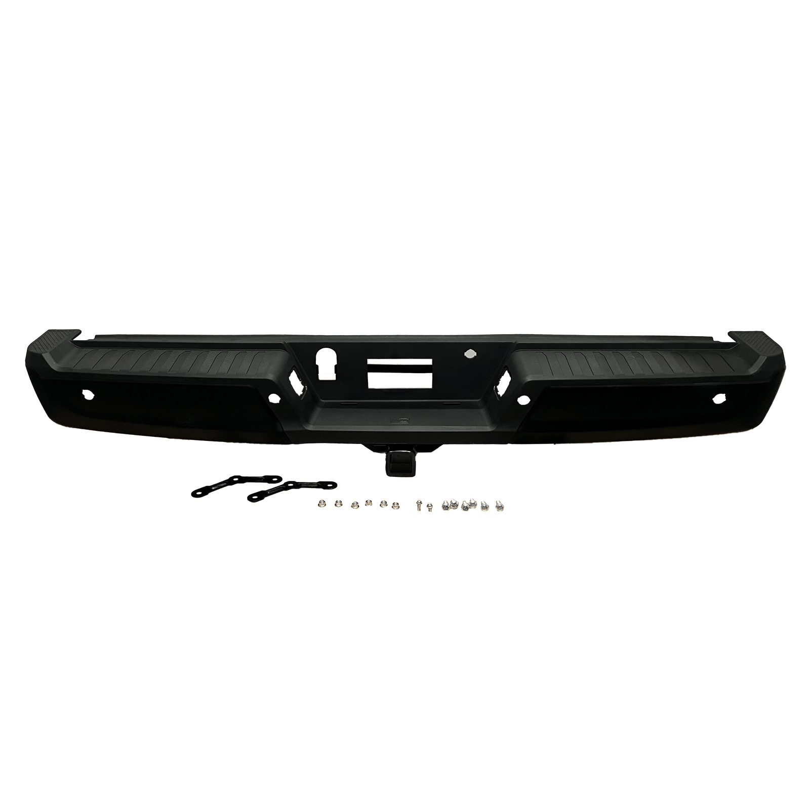 W/o Sensor Holes Fit For Ford F-150 2021 2022 2023 Rear Bumper Assembly Black