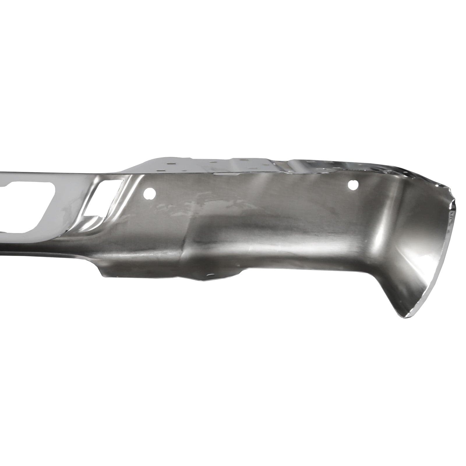 w/ Sensor Holes Chrome Rear Bumper Face Bar Fit For Toyota Tundra 2007-2013