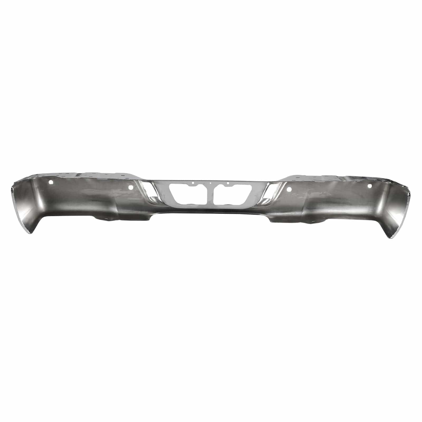 w/ Sensor Holes Chrome Rear Bumper Face Bar Fit For Toyota Tundra 2007-2013