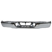 w/ Sensor Holes Chrome Rear Bumper Face Bar Fit For Toyota Tundra 2007-2013