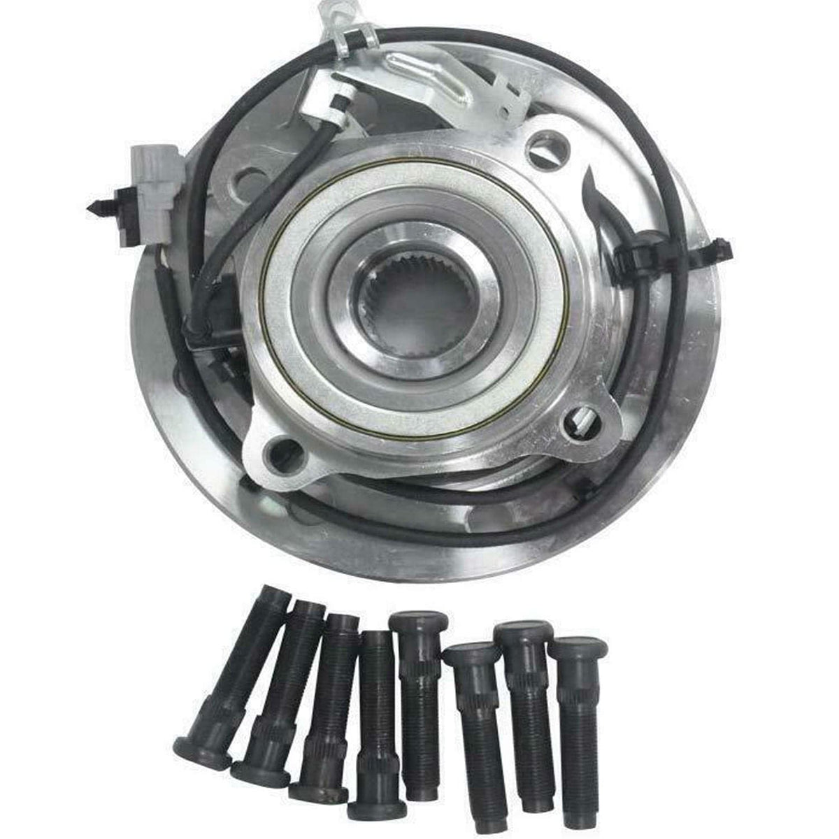 Dodge Ram 3500 Front Left Wheel Bearing Hub Assembly, 8 Lugs 4WD w/ABS -- 515068
