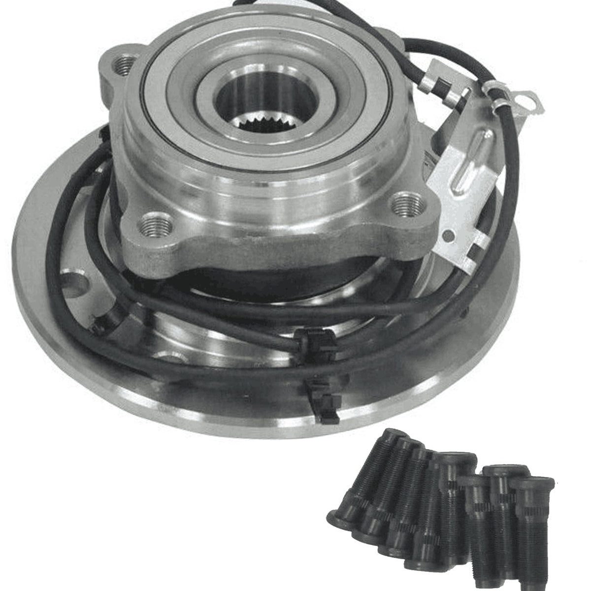 Dodge Ram 3500 Front Left Wheel Bearing Hub Assembly, 8 Lugs 4WD w/ABS -- 515068