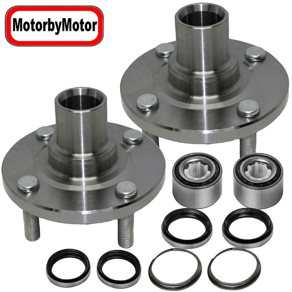 Toyota Corolla Front Wheel Bearing Hub Assembly, 4 Lugs - 518507 (2 Pack)