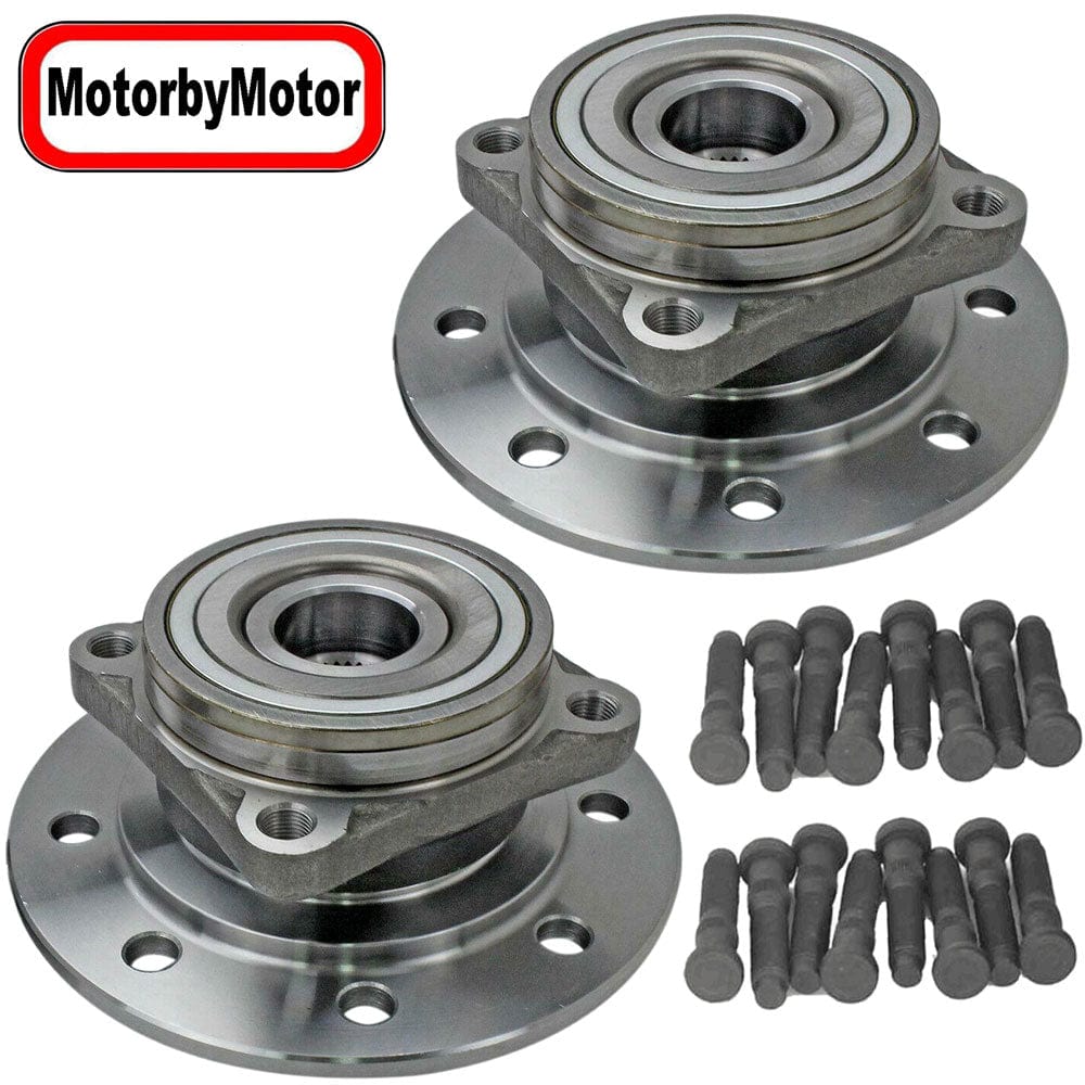 Dodge Ram 3500 Front Wheel Bearing Hub Assembly, 8 Lugs 4WD w/ABS -- 515070 (2 Pack)