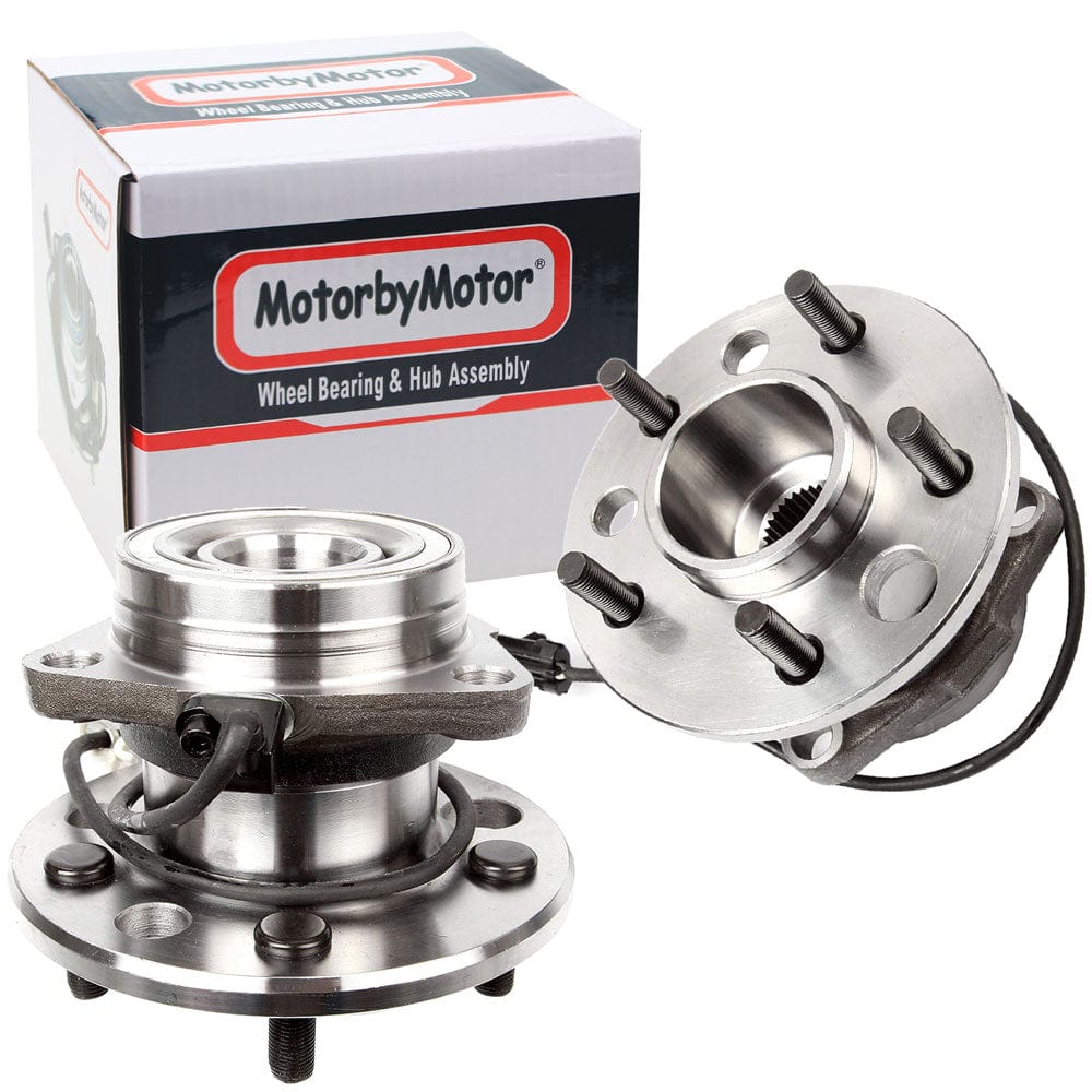 Chevrolet Astro Front Wheel Bearing Hub Assembly, 5 Lugs AWD w/ABS -- 515019 (2 Pack)