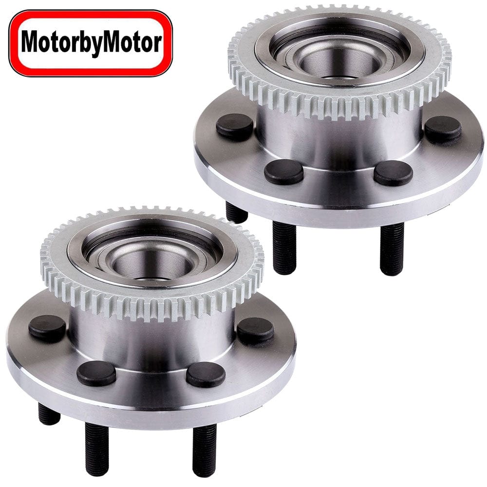 Dodge Dakota Front Wheel Bearing Hub Assembly, 6 Lugs RWD w/ABS -- 515033 (2 Pack)