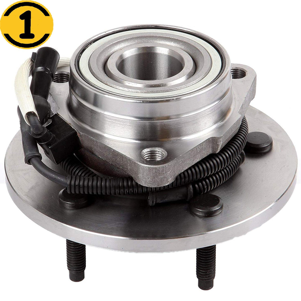 Dodge Dakota Front Wheel Bearing Hub Assembly, 6 Lugs 4WD w/ABS -- 515008 / 515009 (2 Pack)