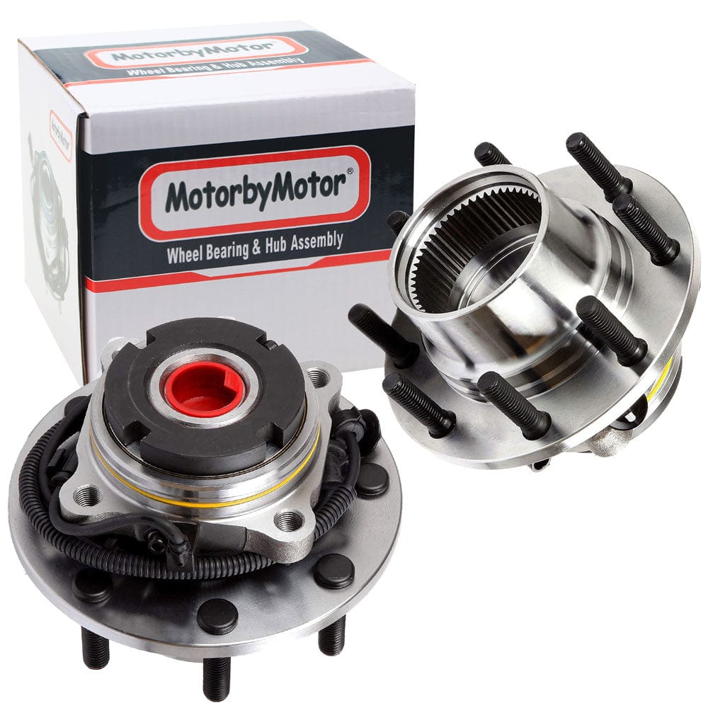 Ford Super Duty Front Wheel Bearing Hub Assembly, 8 Lugs 4WD w/ABS -- 515077 (2 Pack)