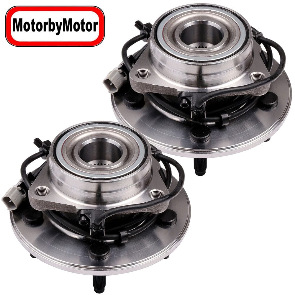 Dodge Ram 1500 Front Wheel Bearing Hub Assembly, 5 Lugs 4WD w/ABS -- 515039 (2 Pack)