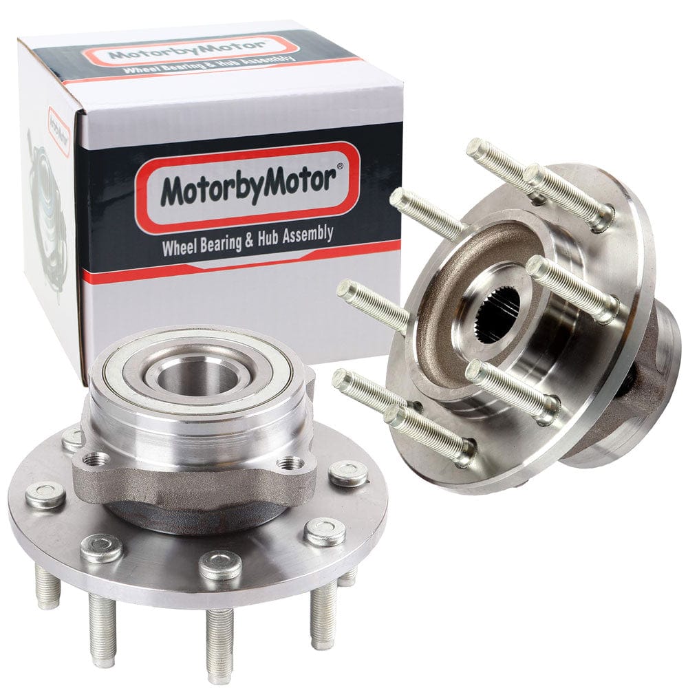 Dodge Ram 2500 Front Wheel Bearing Hub Assembly, 8 Lugs 4WD -- 515062 (2 Pack)