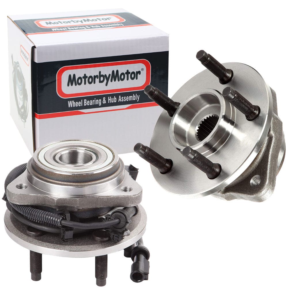 Ford Ranger Front Wheel Bearing Hub Assembly, 5 Lugs 4WD w/ABS -- 515013 (2 Pack)