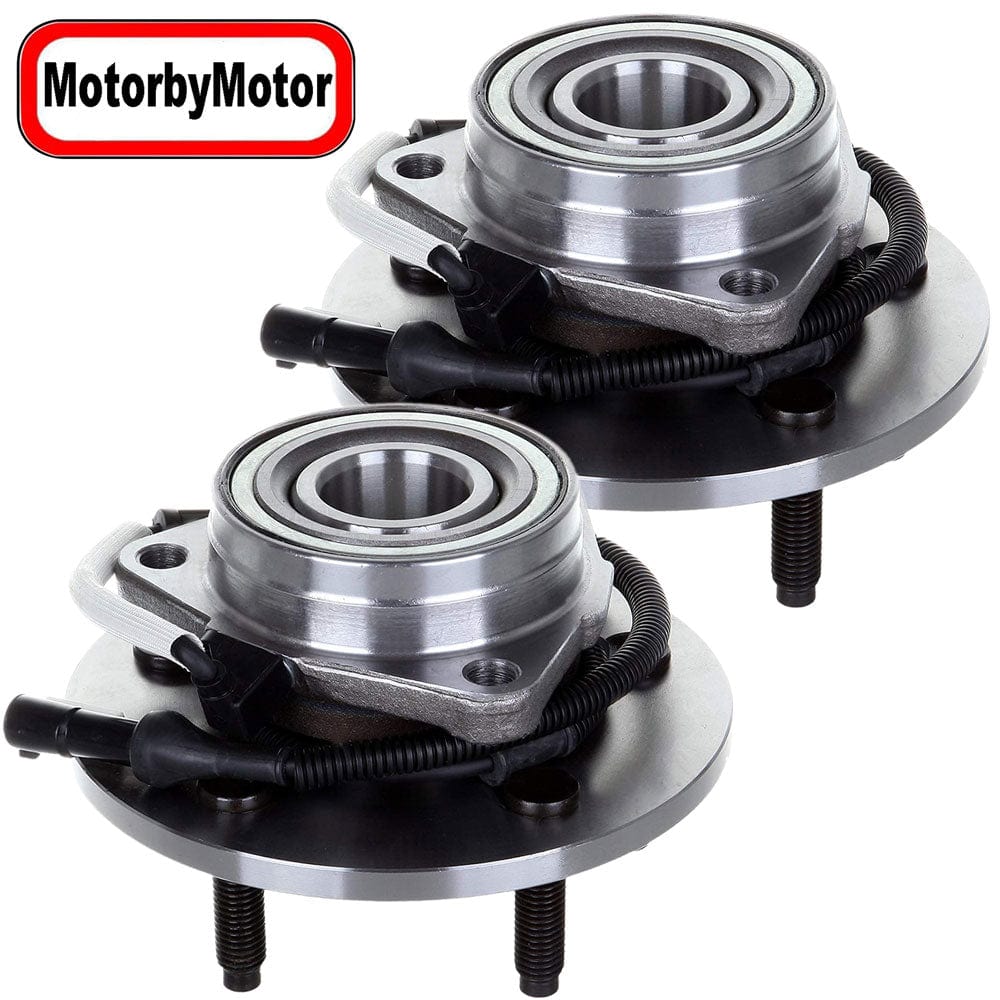 Lincoln Navigator Front Wheel Bearing Hub Assembly, 5 Lugs 4WD w/ABS -- 515031 (2 Pack)