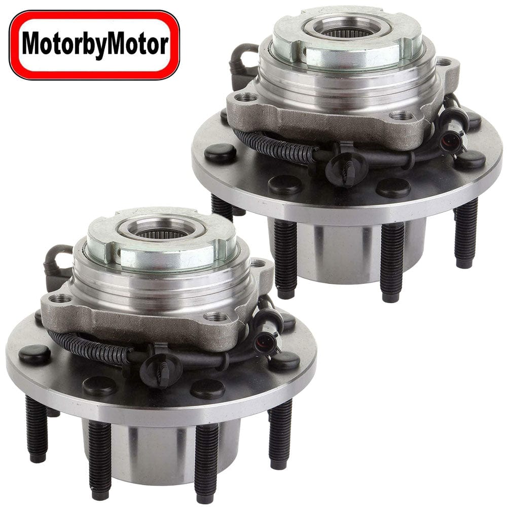 Ford Super Duty Front Wheel Bearing Hub Assembly, 8 Lugs 4WD w/ABS -- 515020 (2 Pack)