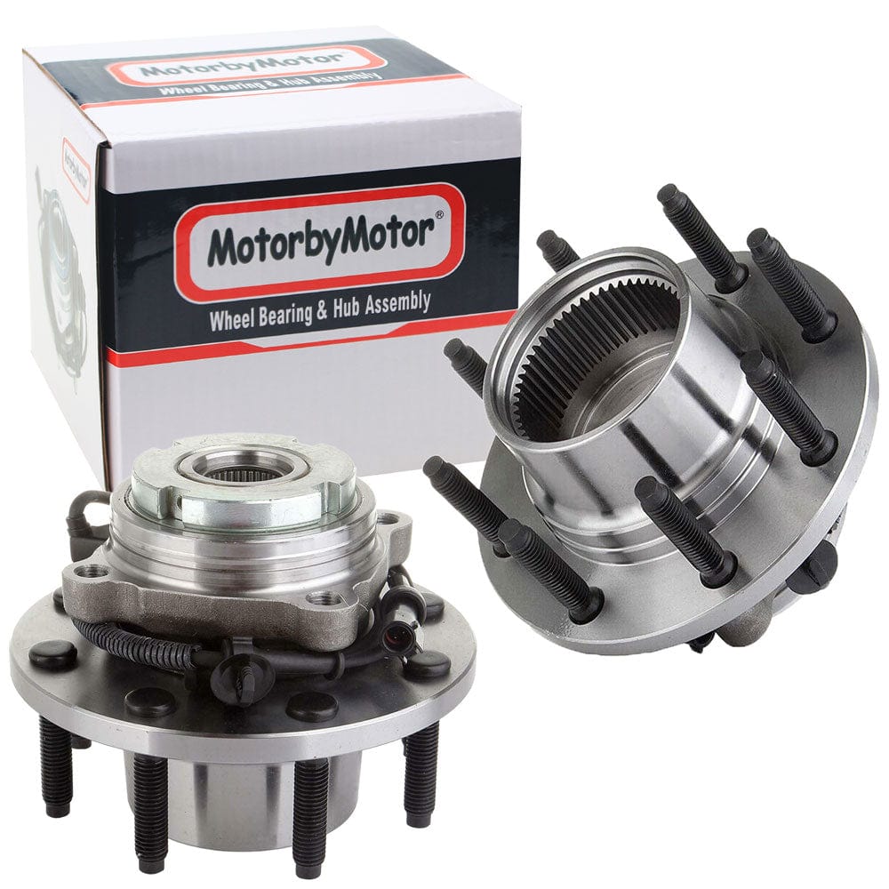 Ford Super Duty Front Wheel Bearing Hub Assembly, 8 Lugs 4WD w/ABS -- 515020 (2 Pack)