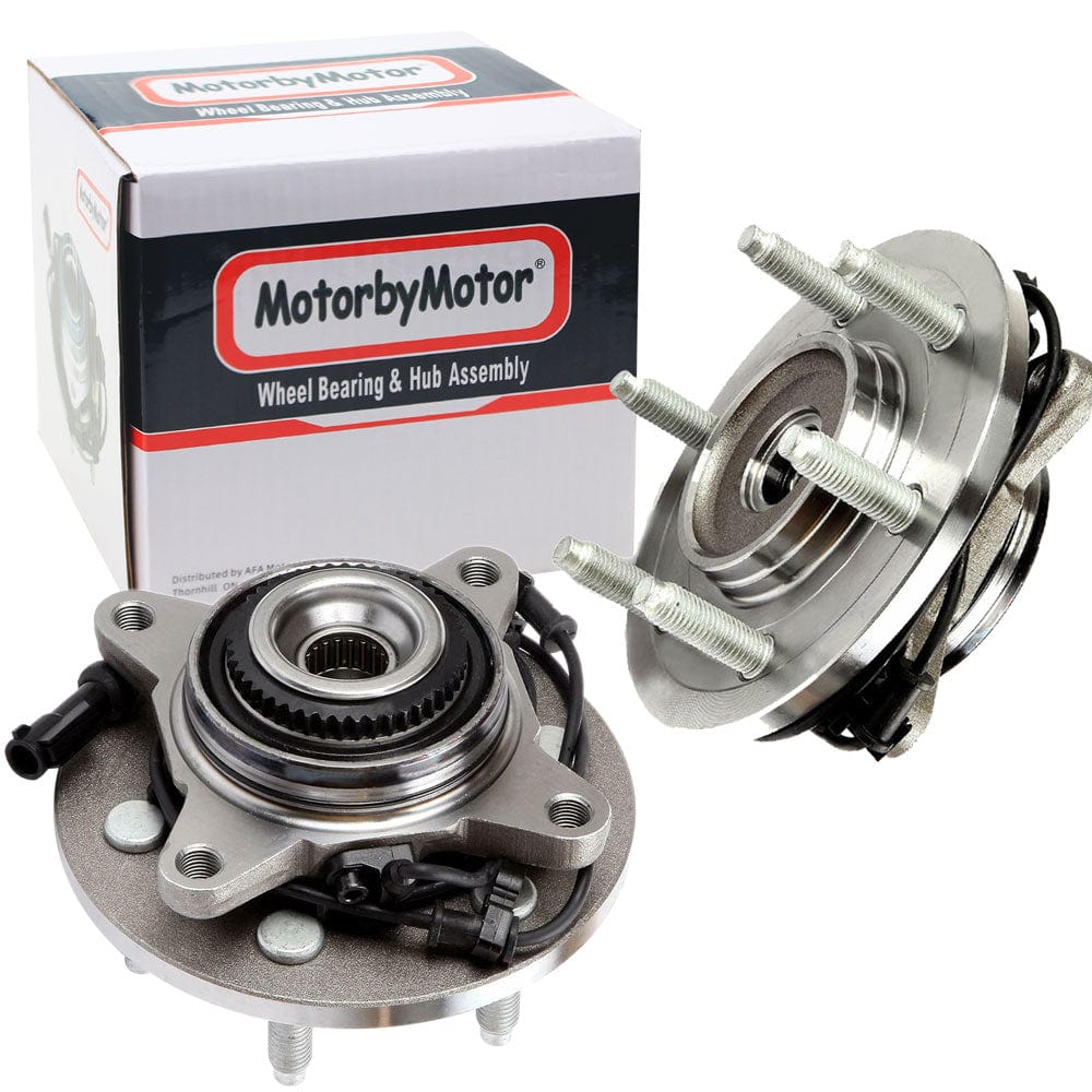 Ford Expedition Front Wheel Bearing Hub Assembly, 6 Lugs 4WD w/ABS -- 515043 (2 Pack)