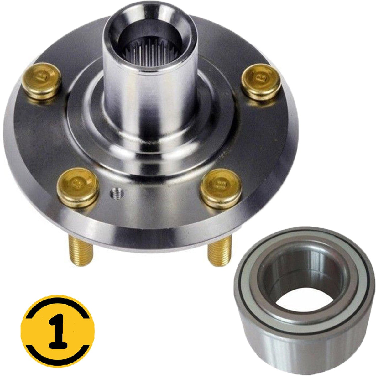 Chrysler PT Cruiser Front Wheel Bearing Hub Assembly 2000-2010, 5 Lugs - 510058