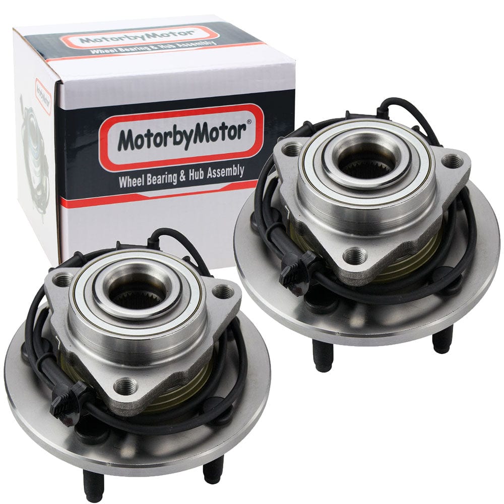Dodge Ram 1500 Front Wheel Bearing Hub Assembly, 5 Lugs w/ABS -- 515073 (2 Pack)