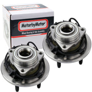 Dodge Ram 1500 Front Wheel Bearing Hub Assembly, 5 Lugs w/ABS -- 515073 (2 Pack)