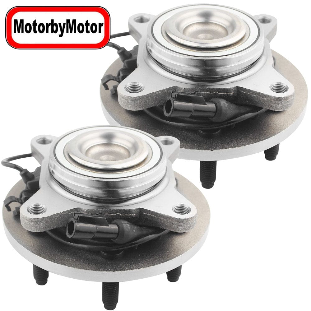 Ford Expedition Front Wheel Bearing Hub Assembly, 6 Lugs 2WD RWD w/ABS -- 515042 (2 Pack)