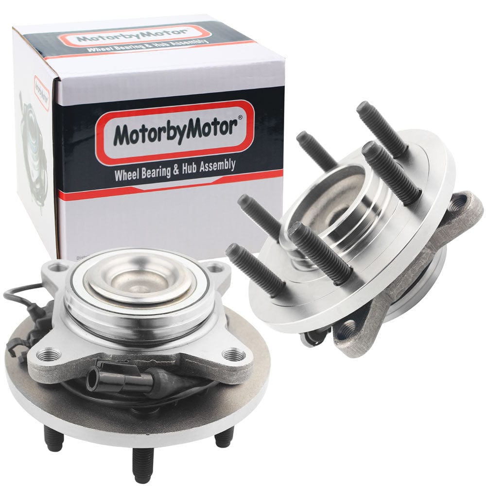 Ford Expedition Front Wheel Bearing Hub Assembly, 6 Lugs 2WD RWD w/ABS -- 515042 (2 Pack)