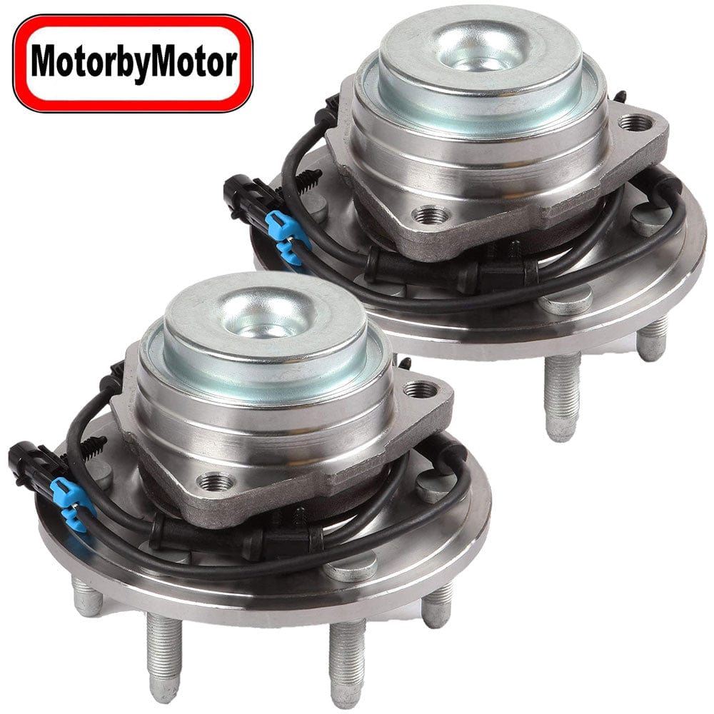 Chevrolet Astro Front Wheel Bearing Hub Assembly, 6 Lugs 2WD RWD w/ABS -- 515044 (2 Pack)