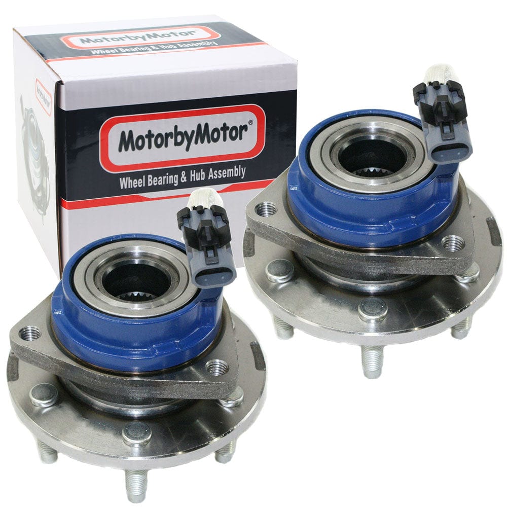 Chevrolet Blazer Front Wheel Bearing Hub Assembly, 5 Lugs RWD w/ABS - 513200 (2 Pack)