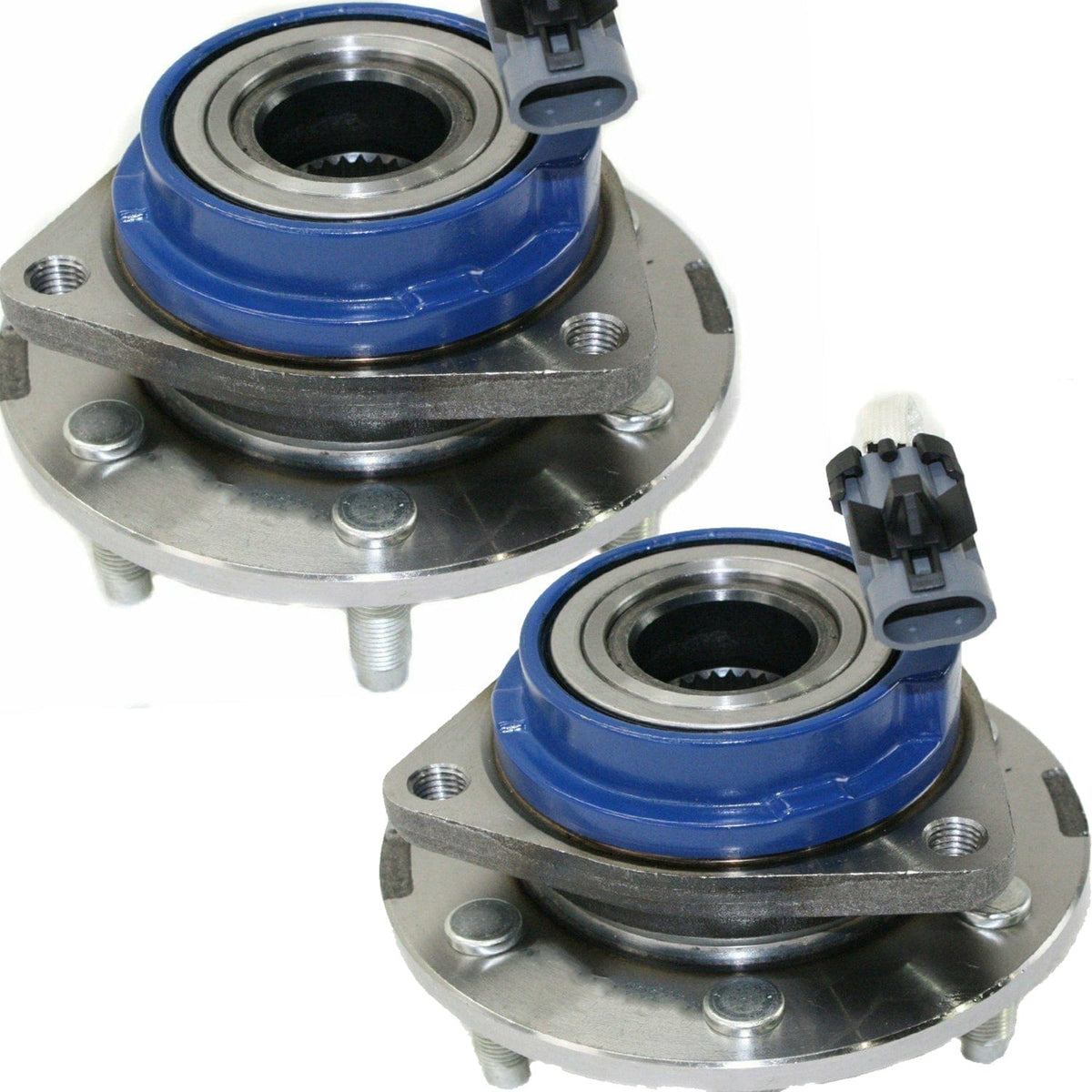 Chevrolet Blazer Front Wheel Bearing Hub Assembly, 5 Lugs RWD w/ABS - 513200 (2 Pack)