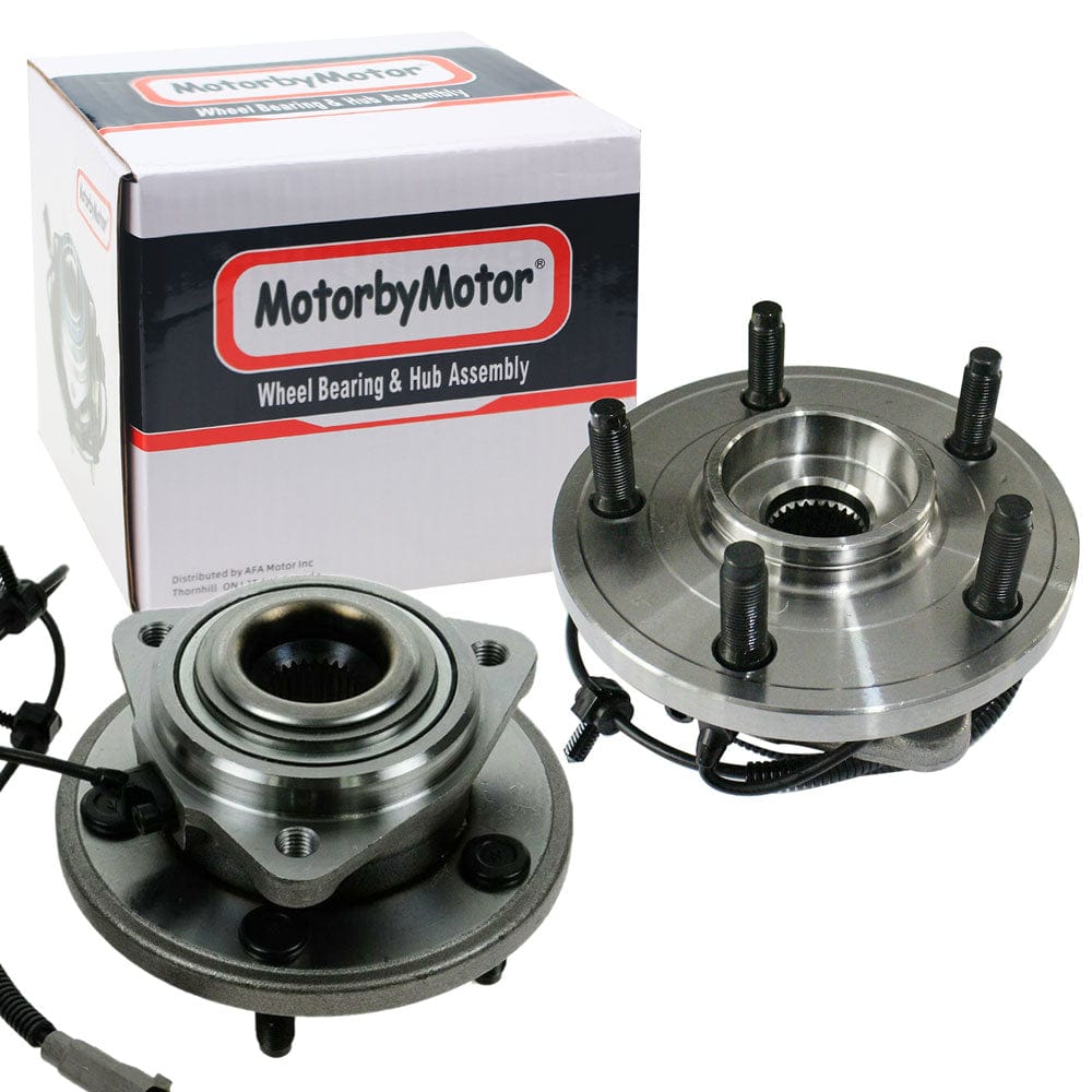 Jeep Commander Front Wheel Bearing Hub Assembly, ABS Sensor 5 Lugs - 513234 (2 Pack)