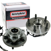 Jeep Commander Front Wheel Bearing Hub Assembly, ABS Sensor 5 Lugs - 513234 (2 Pack)