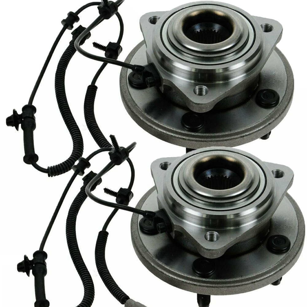 Jeep Commander Front Wheel Bearing Hub Assembly, ABS Sensor 5 Lugs - 513234 (2 Pack)