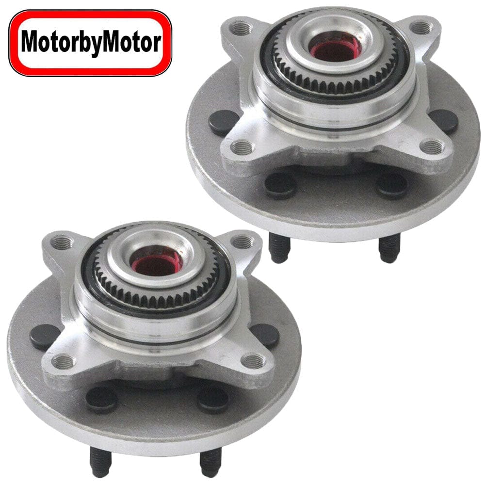Ford Expedition Front Wheel Bearing Hub Assembly, 6 Lugs 4WD w/ABS -- 515095 (2 Pack)