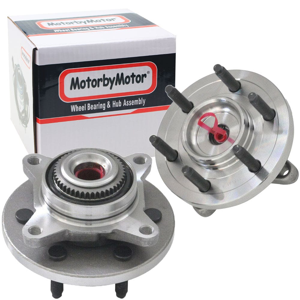Ford Expedition Front Wheel Bearing Hub Assembly, 6 Lugs 4WD w/ABS -- 515095 (2 Pack)