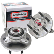 Ford Expedition Front Wheel Bearing Hub Assembly, 6 Lugs 4WD w/ABS -- 515095 (2 Pack)