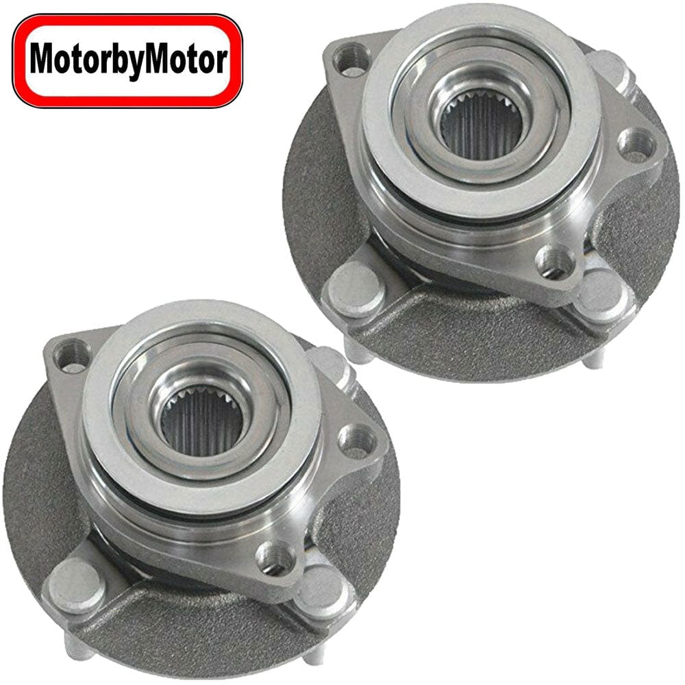 Nissan Versa Front Wheel Bearing Hub Assembly, 4 Lugs -- 513308 (2 Pack)