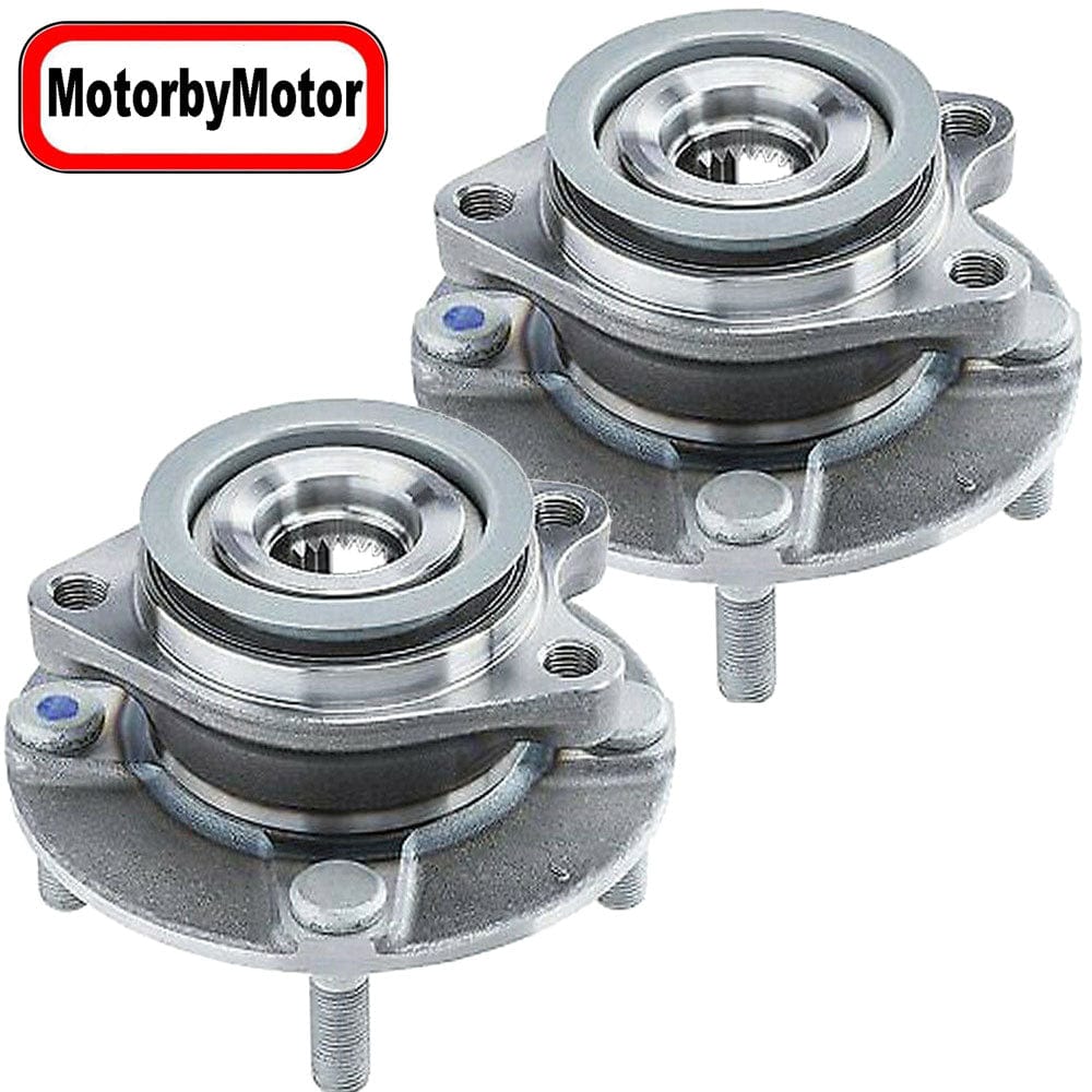 Nissan Versa Front Wheel Bearing Hub Assembly, 4 Lugs -- 513373 (2 Pack)