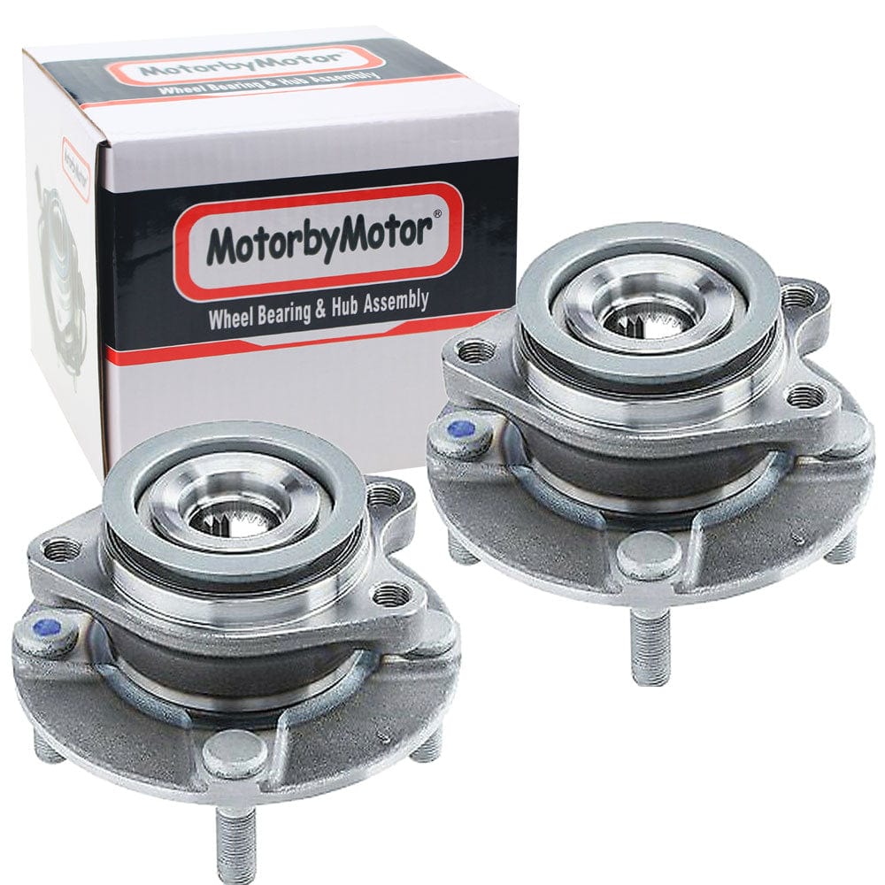Nissan Versa Front Wheel Bearing Hub Assembly, 4 Lugs -- 513373 (2 Pack)