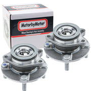 Nissan Versa Front Wheel Bearing Hub Assembly, 4 Lugs -- 513373 (2 Pack)