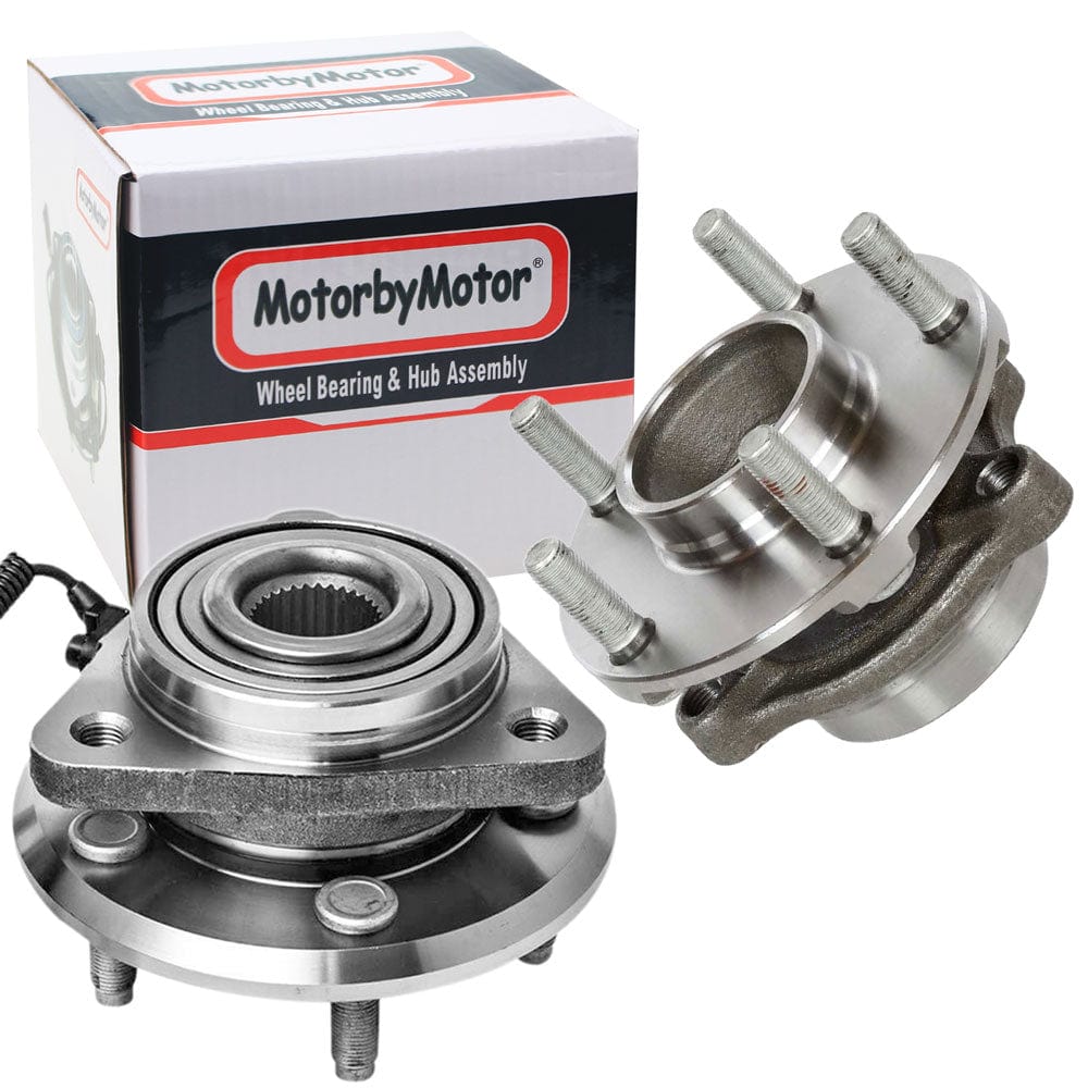 Jeep Liberty Front Wheel Bearing Hub Assembly, 5 Lugs w/ABS -- 513270 (2 Pack)