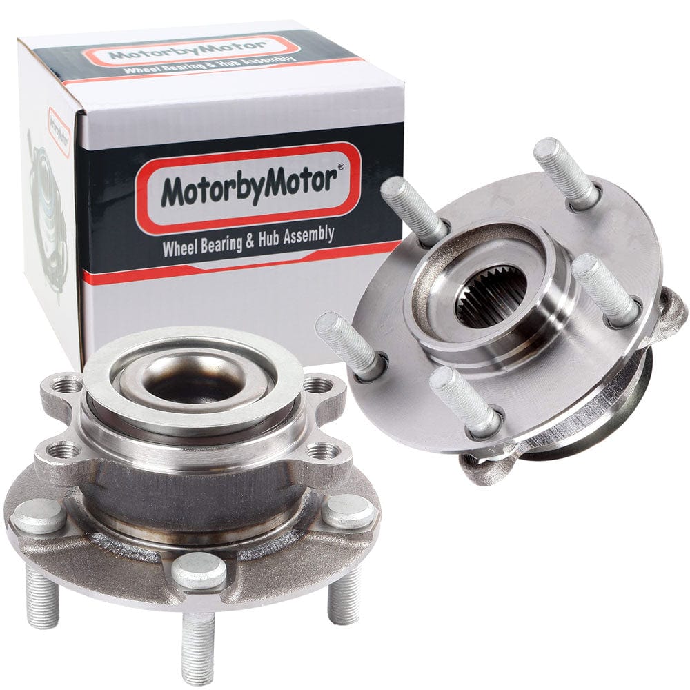 Nissan Rogue Front Wheel Bearing Hub Assembly, 5 Lugs w/ABS - 513298 (2 Pack)