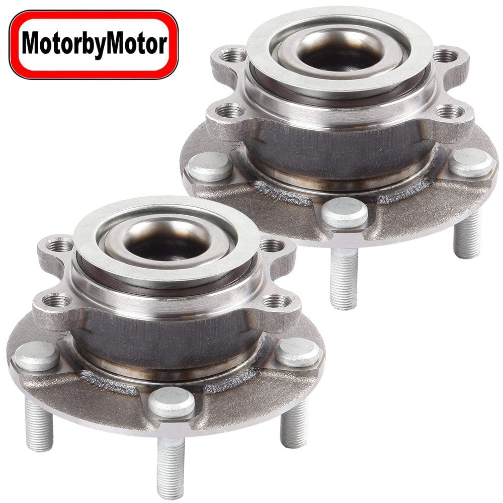 Nissan Rogue Front Wheel Bearing Hub Assembly, 5 Lugs w/ABS - 513298 (2 Pack)