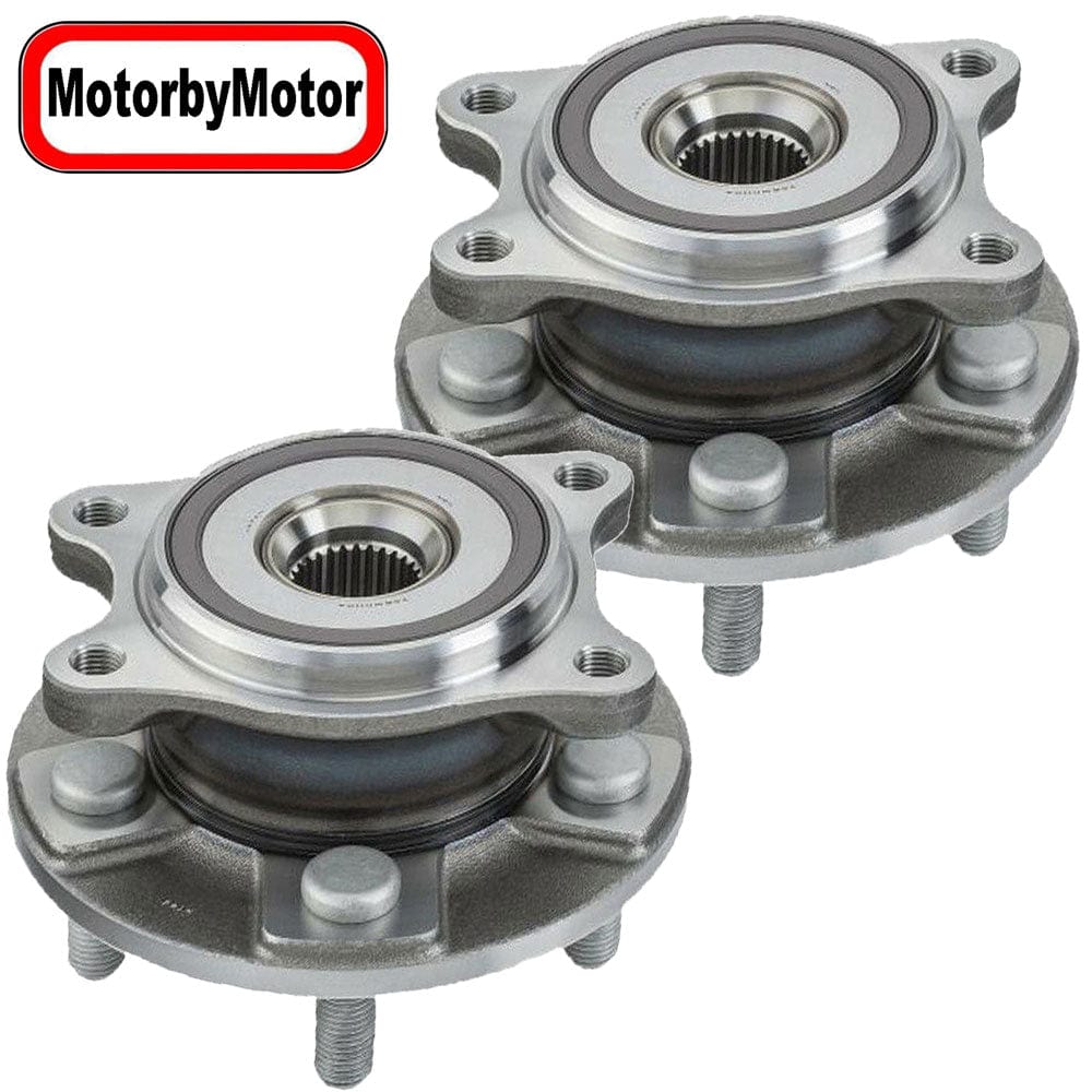 Lexus LS460 Front Wheel Bearing Hub Assembly, 5 Lugs - 513351 (2 Pack)