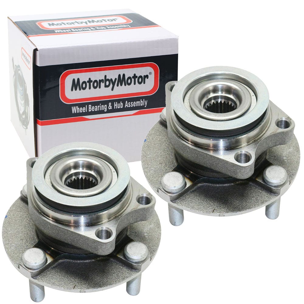 Nissan Cube Front Wheel Bearing Hub Assembly, 4 Lugs - 513344 (2 Pack)