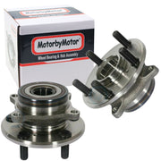 Honda Odyssey Front Wheel Bearing Hub Assembly, 5 Lugs w/ABS - 513293 (2 Pack)