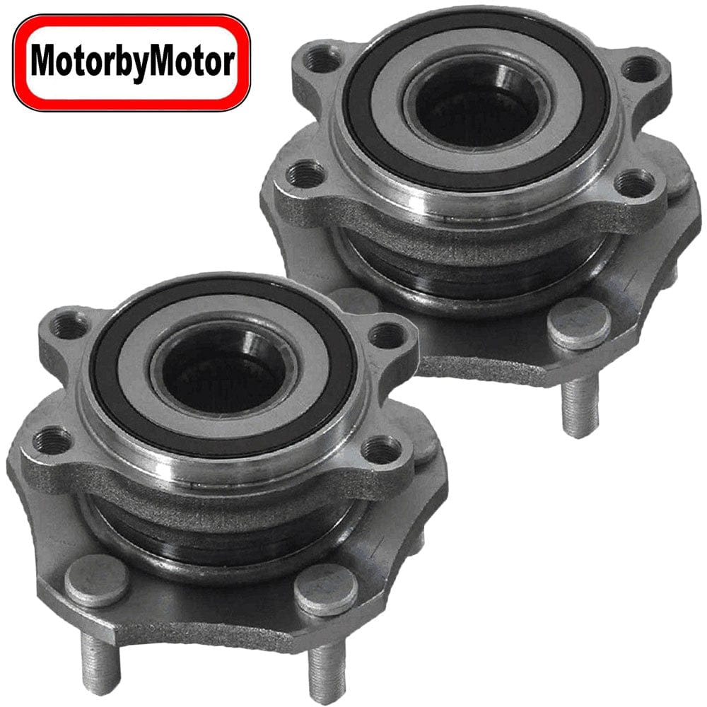 Nissan Rogue Front Wheel Bearing Hub Assembly, 5 Lugs - 513357 (2 Pack)