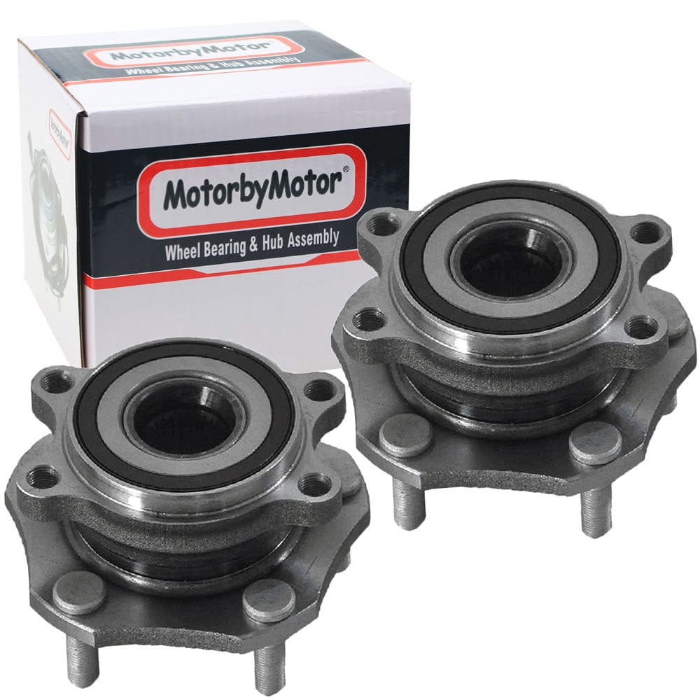 Nissan Rogue Front Wheel Bearing Hub Assembly, 5 Lugs - 513357 (2 Pack)