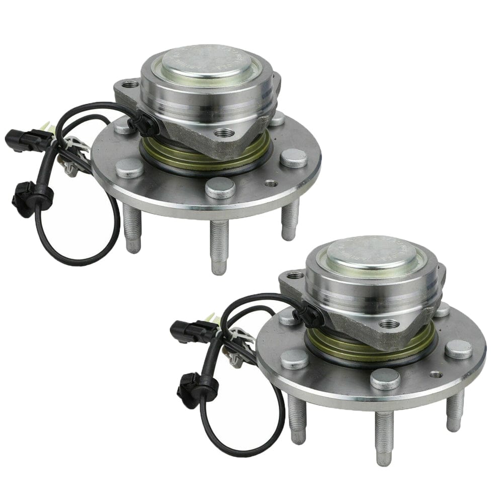 Chevrolet Silverado 1500 Front Wheel Bearing Hub Assembly, 6 Lugs 2WD w/ABS - 515159 (2 Pack)