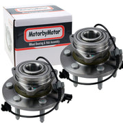 Cadillac Escalade Front Wheel Bearing Hub Assembly, 6 Lugs 4WD w/ABS -- 515096 (2 Pack)