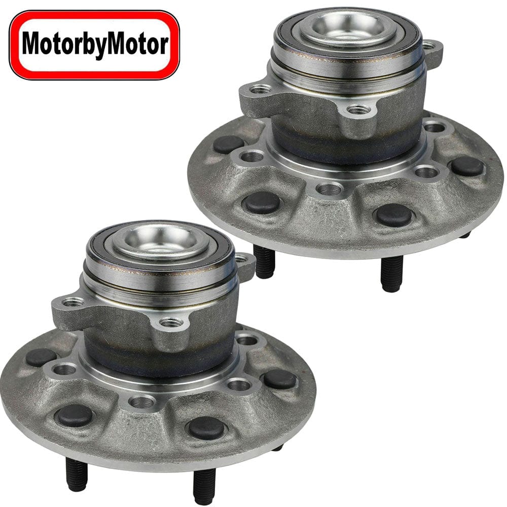 GMC Canyon Front Wheel Bearing Hub Assembly, 6 Lugs 2WD RWD w/ABS -- 515120 (2 Pack)